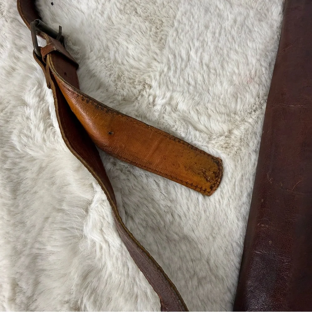 Vintage Toni Classic‎ Brown Leather Men's Messenger Bag